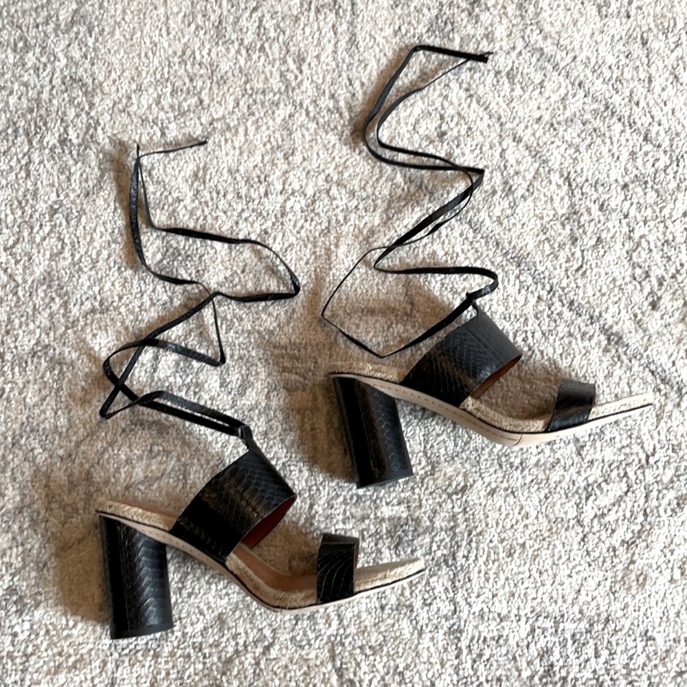 Like New Franco Sarto 3in Heel Espadrilles size 9